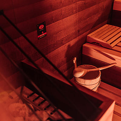 The sauna world of our hotel in Gerlos/Zillertal
